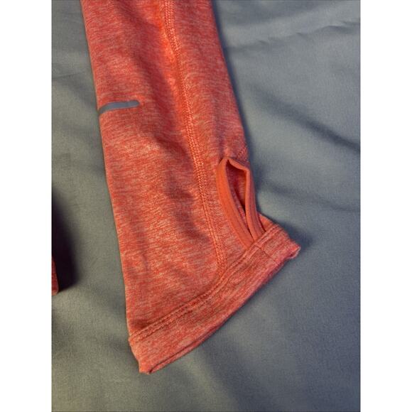 Nike Element Women’s Quarter Zip Long Sleeve Running Top Coral Size Small - Picture 7 of 10